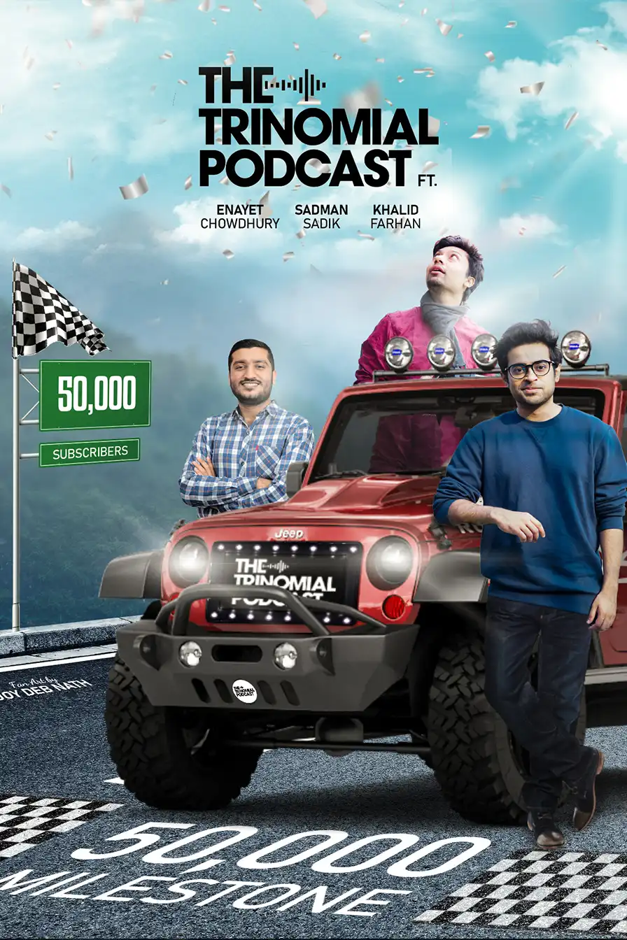 Trinomial Podcast 50k Special Fanmade Poster